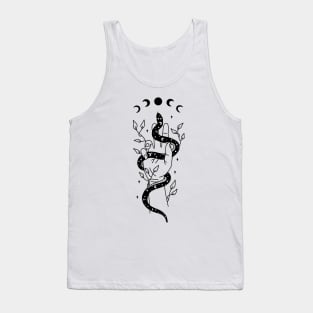 Celestial Floral Snake Tank Top